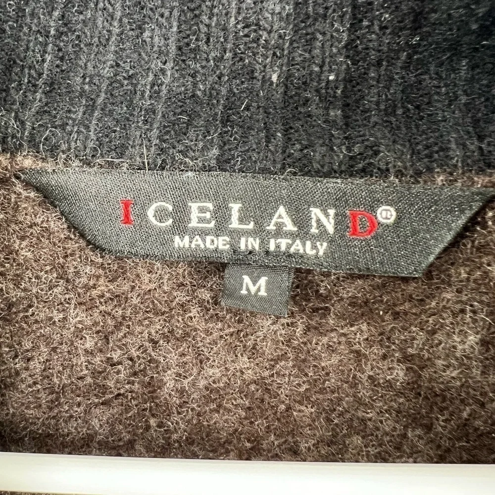 Celand brown long sleeve shirt sweater M
